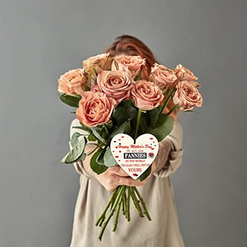 Funny Mothers Day Gifts, Rude Novelty Mothers Day Presents, Wooden Heart Gift Mothers Day Funny Gifts for Mum Daughter Son, Gift for Mum Birthday - Image 4