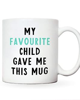 Fathers Day Mothers Day Gift – Favourite Child Mug | dad Gifts | Mum Gifts | Gifts for Mum | dad Birthday Gifts | Gifts for dad | Mum Mug