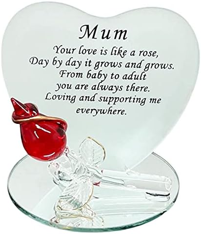 Mum Gift Glass Plaque Ideas for Mummy Mom Mother Birthday Anniversary Mothers day Christmas Xmas Presents