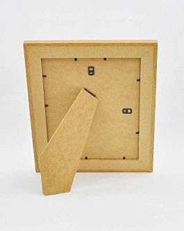 EDSG Personalised Wooden Photo Frame Laser Engraved 7″X5″ Photo Frame Mothers Day Custom Gift With Any Date Any Name Any Text Christmas(Landscape, Personalised Text)