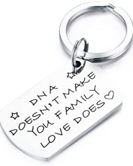 CJ&M Stepdad Keychain, Stepfather Gift, Gift for Step Dad, Step Parent Keychain, Step Mother Gift, Fathers Day Gift for Stepdad, Bonus Dad
