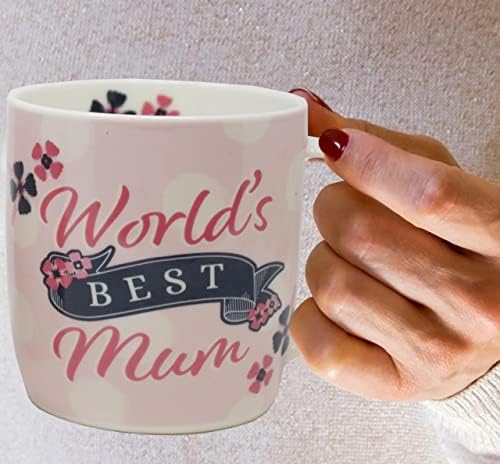 Mothers Day Gifts Mum Mug Assortment in "Best Mum Ever" or "World's Best Mum" Display. Mum Cups Gifts for Mum (Pack of 1). - Image 3