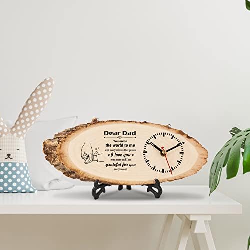 KAAYEE Dad Birthday Gifts, Wall Clock Gifts for Dad, Fathers Day Presents, I Love You Dad, Daddy Gifts from Daughter Son (Dad 3) - Image 6