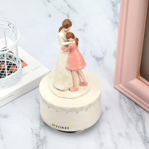 WJYIKEE Music Box Mum Gifts,Gifts for Mum from Daughter,Daughter Gift from Mother,Funny Sculpted Musical Figure Gifts,Mother's Day,Birthday Gifts for Mum and Daughter - Image 3