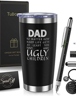 TuDou Gifts for Dad from Daughter Son Kids, Dad Birthday Gifts, Presents for Dad Step Dad New Dad Husband Grandad, Dad Christmas Xmas Gifts Daddy Gift Father Day Presents, Best Dad Gifts