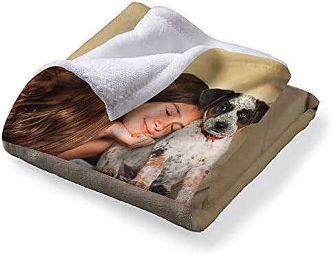 LNM Personalised Daddy Gifts for Birthday, Personalised Blankets for Dad Grandpa, Personalised Photo Fleece Blanket, Best Dad Ever Gifts from Daughter Son Wife, Personalised Gifts for Fathers Day - Image 4