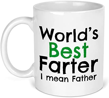 Worlds best farter ~ mean father ~ Fathers Day Gift ~ Dad Mug ~ Dad Birthday ~ Dad Coffee ~ Gift for Dad ~ first fathers day by the T bird