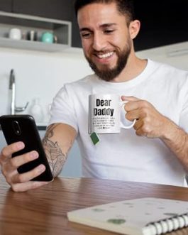 Fathers Day Mug from Bump, to Daddy from Baby, Dad to be Gifts, Happy Fathers Day, This Year, Ill Cuddle with You, Funny Coffee Mug Tea Cup, Christmas Present – wm3304
