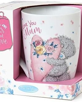 Me to You Tatty Teddy ‘Love You Mum’ Mug in a Gift Box – Official Collection,Pink