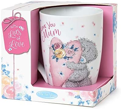 Me to You Tatty Teddy 'Love You Mum' Mug in a Gift Box - Official Collection,Pink
