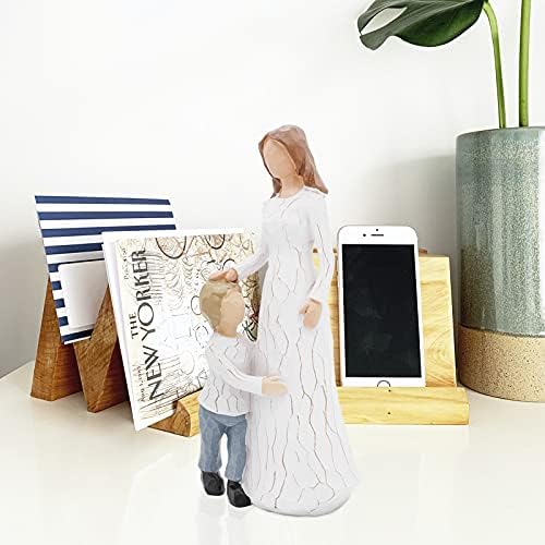 ACTLATI Mother and Son Figurines Mother and Son Sculptures You Will Always Have Me Hand-Painted Figure Statue, Gift for Mom From Son A Gift to Celebrate Mother's Day, Mother's Birthday - Image 7