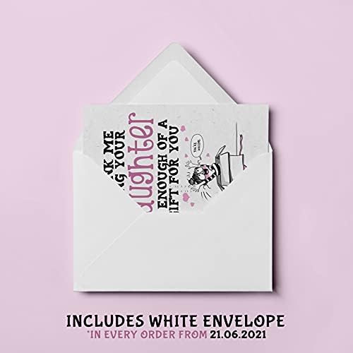 Mum or Dad Birthday Card/Father's Day Card From Daughter/Funny Happy Birthday Gift Cards For Daddy or Mummy/Cute Greeting Card For Fathers/Humorous Parents Card - Image 7