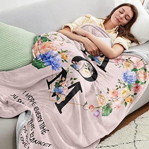 IFTYUG Gifts for Mothers Day, Flannel Letter Mum Blanket 130*150cm Mom Gifts from Daughter/Son, Birthday Gifts for Mom Throw Blanket, Unique Mom Gift, Gifts for Mom Who Have Everything - Image 5
