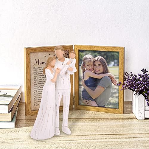 Our Gift, Anniversary Wedding Gift Sculpted Hand-Painted Figure, New Parents' First Baby Gift Angel Gift for Mother's Day/Father's Day, Mom's Gift from Daughter, Son - The Angel added to our Family - Image 7