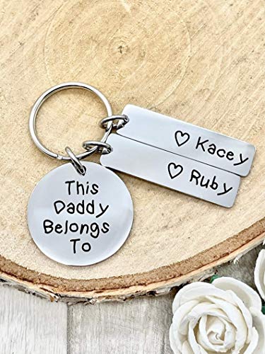Gift for Daddy Personalised Fathers Day Keyring - Image 2