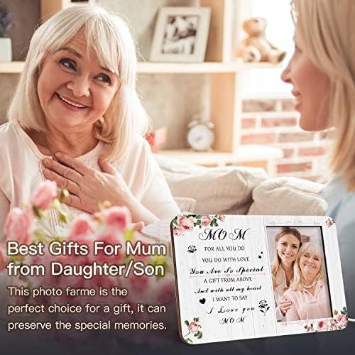 Gifts for Mum-Lighting Picture Frame Mum Gifts, Christmas Thanksgiving New Year Mothers Day Birthday Gifts for Mum Grandma Mother-In-Law Stepmum, 3.5x5 Picture Frame Gifts for Mum from Daughter or Son - Image 2