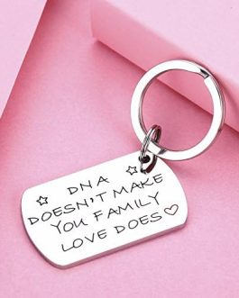 CJ&M Stepdad Keychain, Stepfather Gift, Gift for Step Dad, Step Parent Keychain, Step Mother Gift, Fathers Day Gift for Stepdad, Bonus Dad