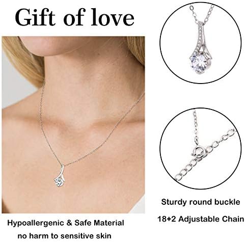 Mother of The Groom Gifts, 925 Sterling Silver Necklace for Mother in Law, Necklace Gift for Mom on Wedding Day, Mother in Law Birthday Gift - Image 4