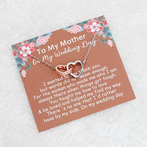Mother of the Bride Necklace from Bride To My Mother On My Wedding Day Gift Love Knot Necklace Gifts - Image 3