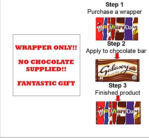 Mothers Day Chocolate Novelty Wrappers Insults Mothers Day Love Gift Present Rude Funny (Chocolate BAR NOT Included) - Image 2