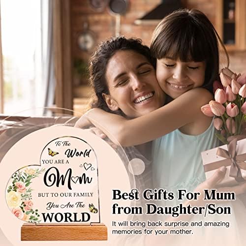 Mothers Day Gifts for Mum, Mother Plaque with Stand Gifts - Best Mum Gifts from Daughter Son, Mum Birthday Gifts, Mum to Be Gifts, New Mum Gifts, Ideal Mothering Day Presents for Mum Stepmum Grandma - Image 2