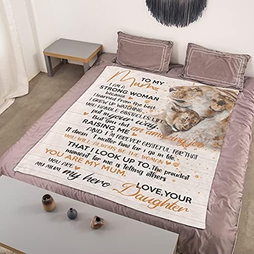 UFOORO Mothers Day Birthday Gifts for Mum- Mum Gifts from Daughter,Mum Birthday Gifts,Mum Blanket 140 * 180cm - Image 2