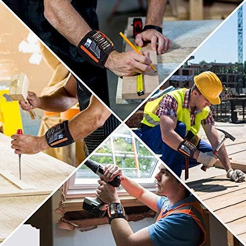 Valentines Gifts for Him Men Dad Magnetic Wristband - Cool Tools Gadgets for Men Personalised Gifts Birthday Presents Wrist Band Accessories Organiser Belt Holder Nails Bolts Screws - Image 7