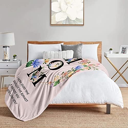 IFTYUG Gifts for Mothers Day, Flannel Letter Mum Blanket 130*150cm Mom Gifts from Daughter/Son, Birthday Gifts for Mom Throw Blanket, Unique Mom Gift, Gifts for Mom Who Have Everything - Image 7