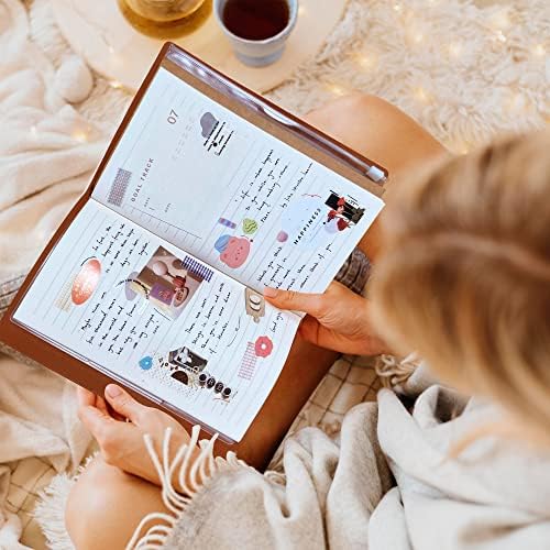 OMNIQI Mothers Day Gifts for Mum from Daughter, Leather Journal Birthday Mum Gifts, Personalised Retro Diary Notebook Christmas Gifts Card for Mother - I will always be your little girl - Image 7