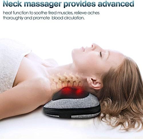 VIKTOR JURGEN Back Massager, Neck Massager with Heat, Massage Pillow Gifts for Men Women Mom Dad, Mothers Day Fathers Day Birthday Christmas Gifts - Image 2