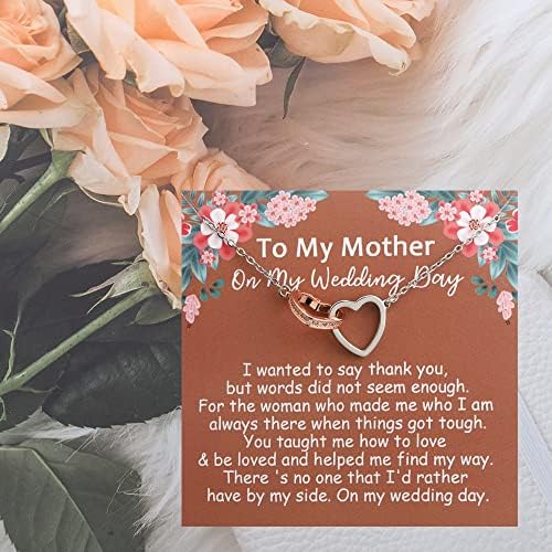 Mother of the Bride Necklace from Bride To My Mother On My Wedding Day Gift Love Knot Necklace Gifts - Image 7
