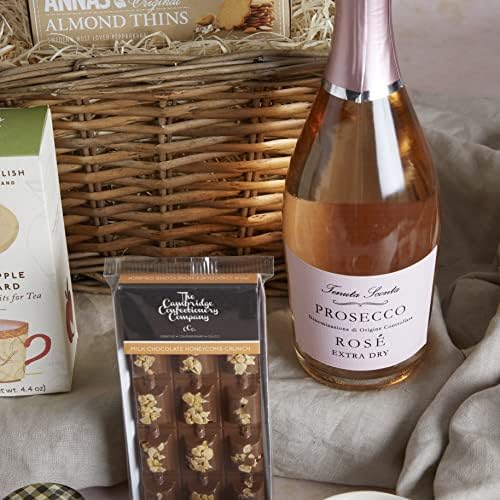 Celebration Prosecco Gift Set - Exclusive Mothers Day Hamper for Women with Elegant Biscuits, Premium English Tea, French Macarons & More | Indulgent Prosecco Hamper for Couples By Clearwater Gift - Image 7