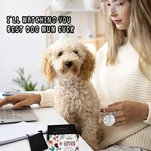 Dog Mum Gifts Cards for Women, Mother's Day Gifts from The Dog, Dog Mum Keyring Cards Present for Dog Lover Dog Owner Mum Mothers Day Birthday Christmas Gift with Gift Box - Image 5