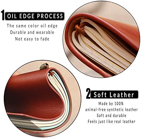 Dad Gifts from Daughter, Leather Journal Birthday Gifts for Dad from Daughter, OMNIQI Travel Journal Notebook 50th 60th 70th Birthday Presents for Daddy - Image 3