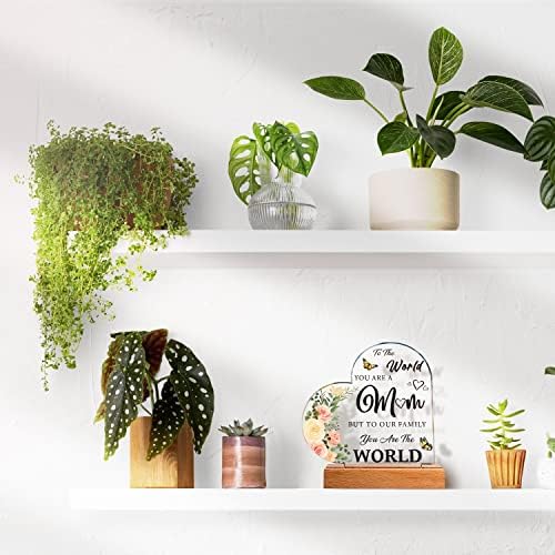 Mothers Day Gifts for Mum, Mother Plaque with Stand Gifts - Best Mum Gifts from Daughter Son, Mum Birthday Gifts, Mum to Be Gifts, New Mum Gifts, Ideal Mothering Day Presents for Mum Stepmum Grandma - Image 7
