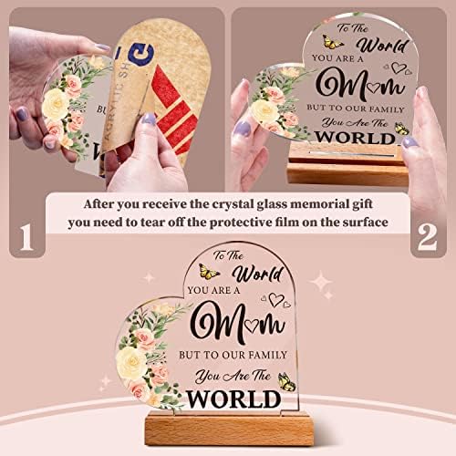 Mothers Day Gifts for Mum, Mother Plaque with Stand Gifts - Best Mum Gifts from Daughter Son, Mum Birthday Gifts, Mum to Be Gifts, New Mum Gifts, Ideal Mothering Day Presents for Mum Stepmum Grandma - Image 6