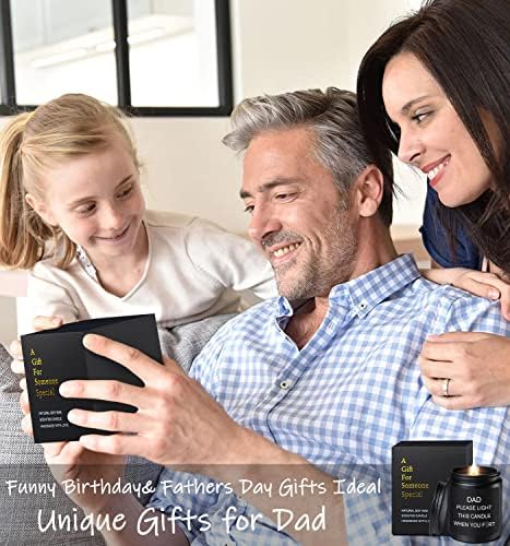 Dad Gifts from Daughter, Son - Fathers Day Birthday Gifts for Dad, Sandalwood Scented Candle Gifts for Dad Step Dad Father in Law Him Bonus Dad Daddy Men - Image 5