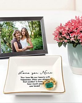 Grandma Gifts for Birthday ”Love you Nana”Trinket Dish for Nana Personalised Gifts for Nana Mothers day Christmas from Grandchildren