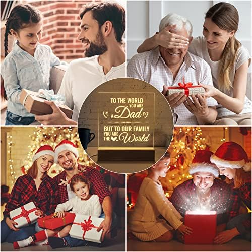 KAAYEE Gifts for Dad, Night Light Gifts for Daddy Christmas Xmas, Fathers Day Birthday Presents for Dad, Dad Gifts from Son and Daughter (to dad) - Image 4