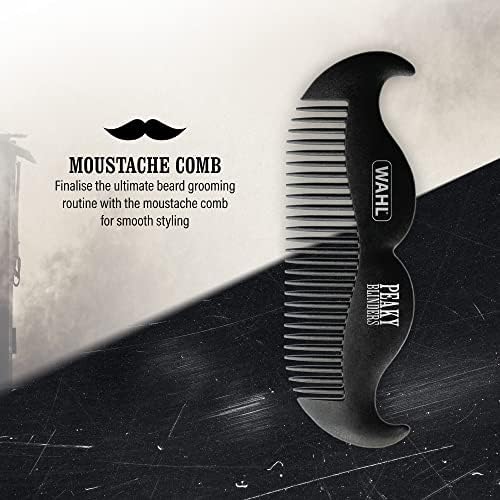 Wahl and Peaky Blinders Beard Trimmer Gift Set, Battery Powered Trimmer, Men’s Stubble Trimmers, Facial Hair Trimming, Beard Shampoo, Facial Hair Care, Men’s Grooming Kit - Image 4