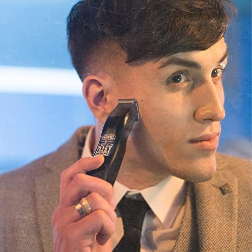 Wahl and Peaky Blinders Beard Trimmer Gift Set, Battery Powered Trimmer, Men’s Stubble Trimmers, Facial Hair Trimming, Beard Shampoo, Facial Hair Care, Men’s Grooming Kit - Image 5