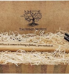 Really Special Present for Dads- Engraved Hammer:”Thank You for Helping me Build My Life.” and”When it Comes to Being a Father, You Nailed it!”