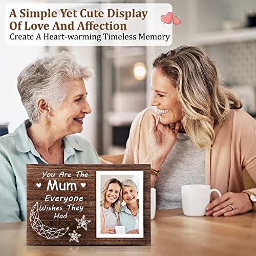 Ufkaa Mum Gifts From Daughter Son, Unique Mummy Photo Frame for Christmas, Xmas, Birthday, Mothers Day, Valentines Day, Special Present Ideas for Mums, Mother in Law from Kids, Cute Mom Presents - Image 3
