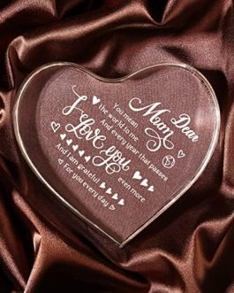 Mother Day Birthday Gifts for Mum,Mum Birthday Gifts, Best Mum Gift from Daughter or Son, Unique Mum/Mummy Gifts Idea for Mothers Day Present, Personalised Paperweight Plaque Keepsake Present for Mum