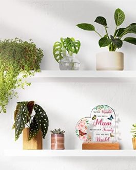 Mothers Day Gifts from Daughter Son, Gifts for Mum, Mum Birthday Gifts – Engraved Plaque Gift with Beautiful Phrases, Valentines Thanksgiving Mummy Gifts, Gifts for Stepmum, Mother in Law, Grandma