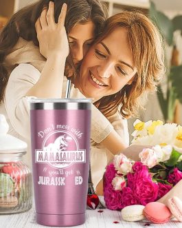 Mothers Day Gifts from Daughter Son 20oz Insulated Wine Tumbler, Gifts for Mum Insulated Cup with Straw Lid Funny Birthday Presents Christmas Gifts for Mum Women Double-Wall Stainless Travel Tumbler